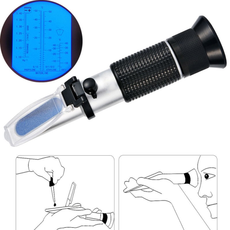 Refraktometer für Kfz-Flüssigkeiten, ATC adblue