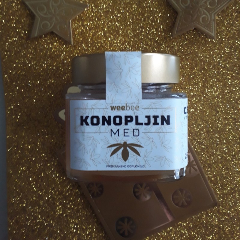 Konopljin med  250g